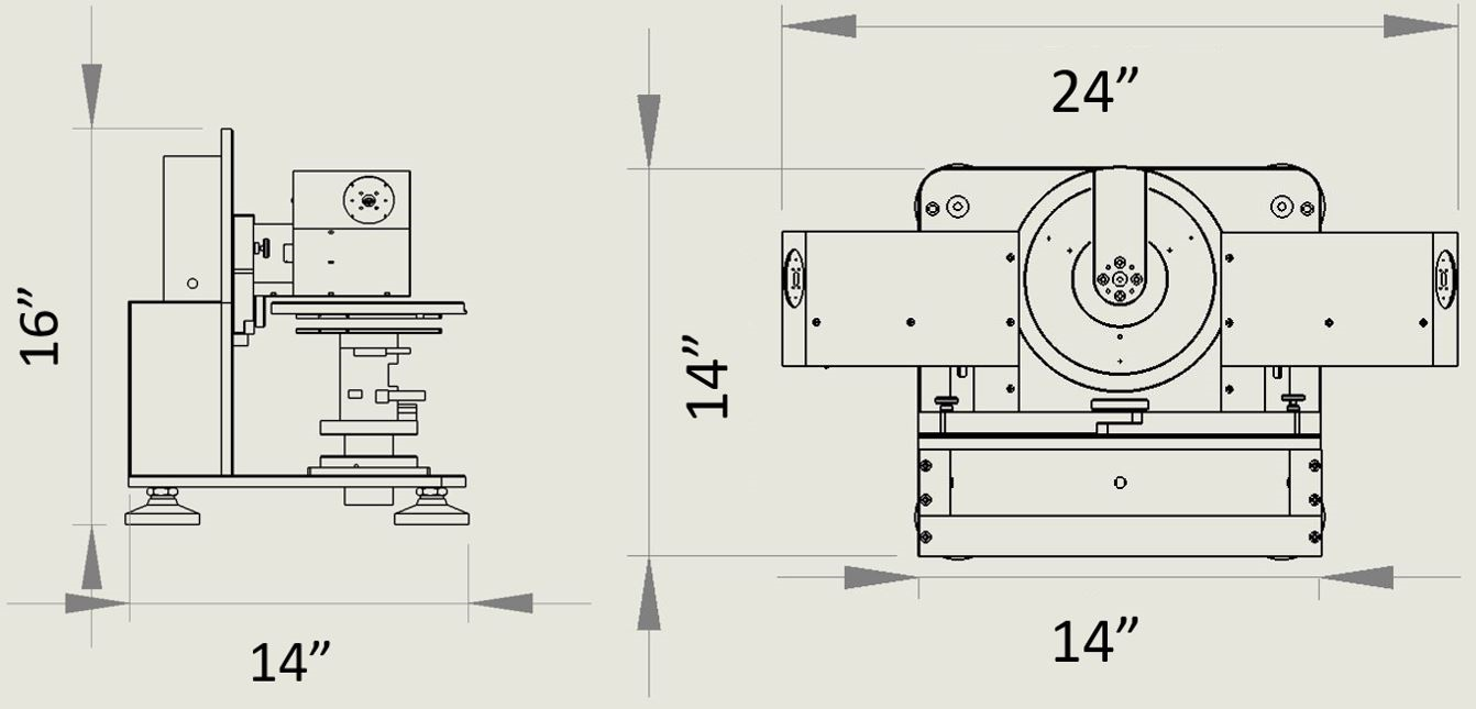 Educational Ellipsometer Footprint